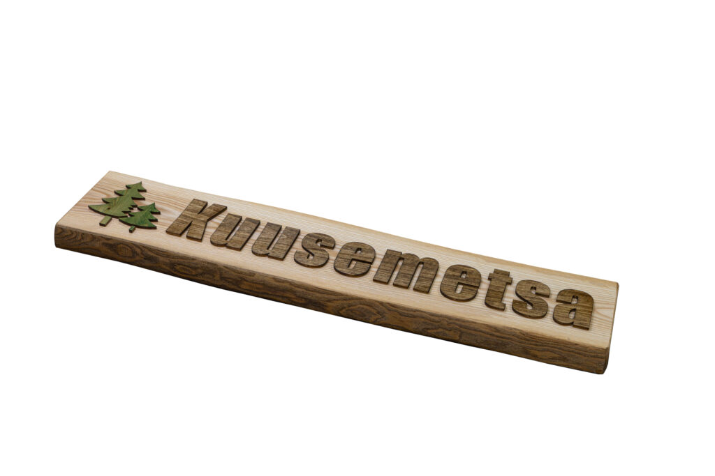 Talusilt puidust, laserlõikus